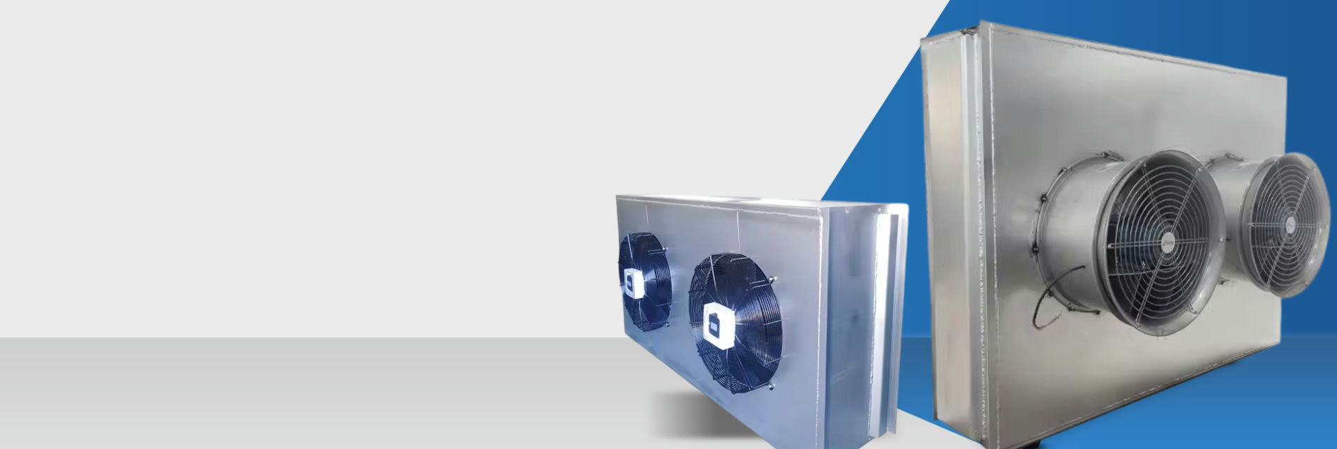 Ventilador axial e intercambiador de calor para fabricar secadora y radiador.